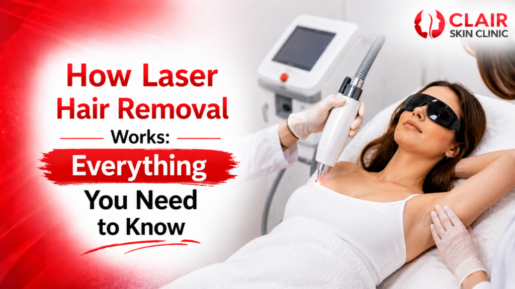Dermatologist-performing-laser-hair-removal-on-a-patient-with-advanced-laser-device-showing-safe-hair-reduction-treatment-procedure-benefits-preparation-and-smooth-hair-free-skin-results